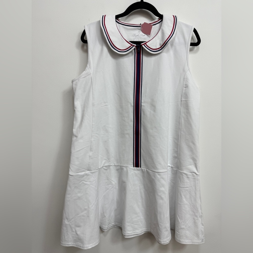 Classic Prep Tennis dress NWT, with Red and Blue Trim.  Size XL.